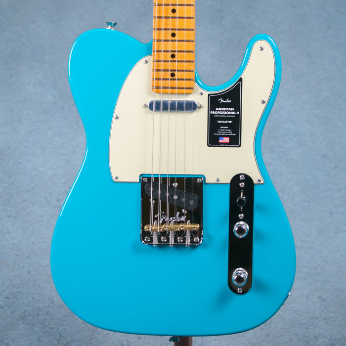 Fender American Professional II Telecaster Maple Fingerboard - Miami Blue - US24031624