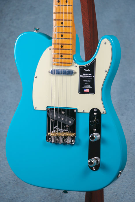 Fender American Professional II Telecaster Maple Fingerboard - Miami Blue - US24031624