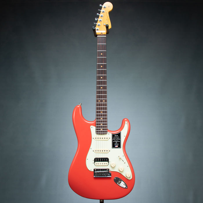 Fender American Ultra Luxe Vintage '60s Stratocaster HSS Electric Guitar - Fiesta Red - US25027341