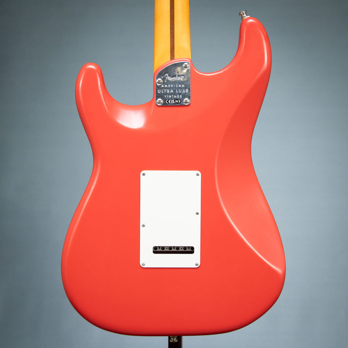 Fender American Ultra Luxe Vintage '60s Stratocaster HSS Electric Guitar - Fiesta Red - US25027341