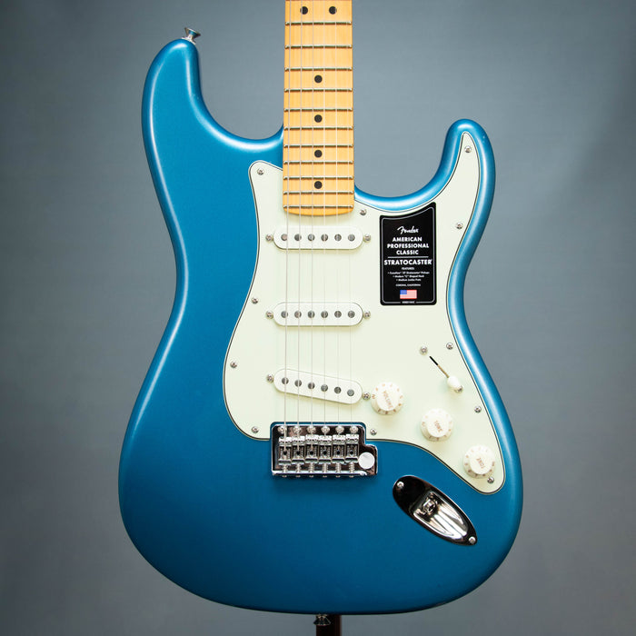 Fender American Professional Classic Stratocaster Maple Fingerboard - Faded Lake Placid Blue - US25051914