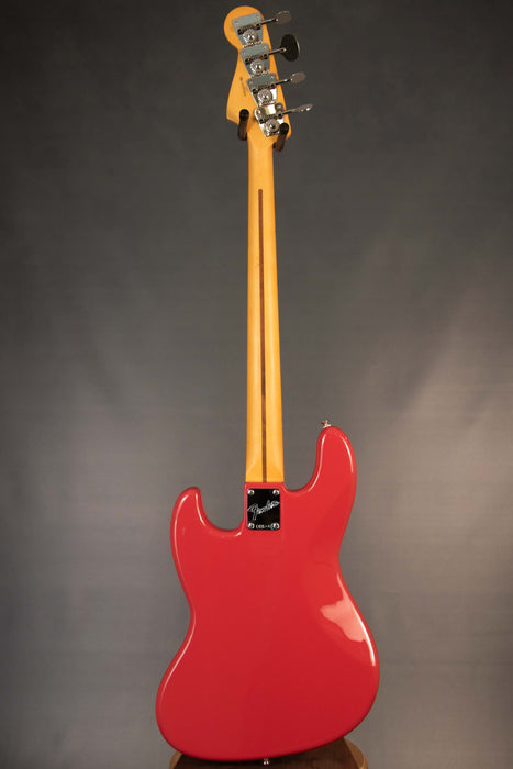 Fender American Professional Classic Jazz Bass Maple Fingerboard - Faded Dakota Red - US25072038