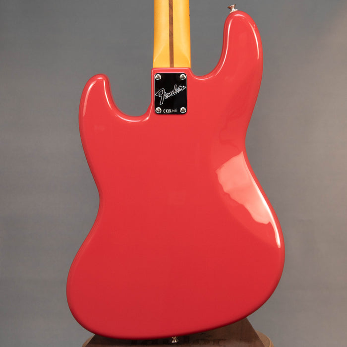 Fender American Professional Classic Jazz Bass Maple Fingerboard - Faded Dakota Red - US25072038