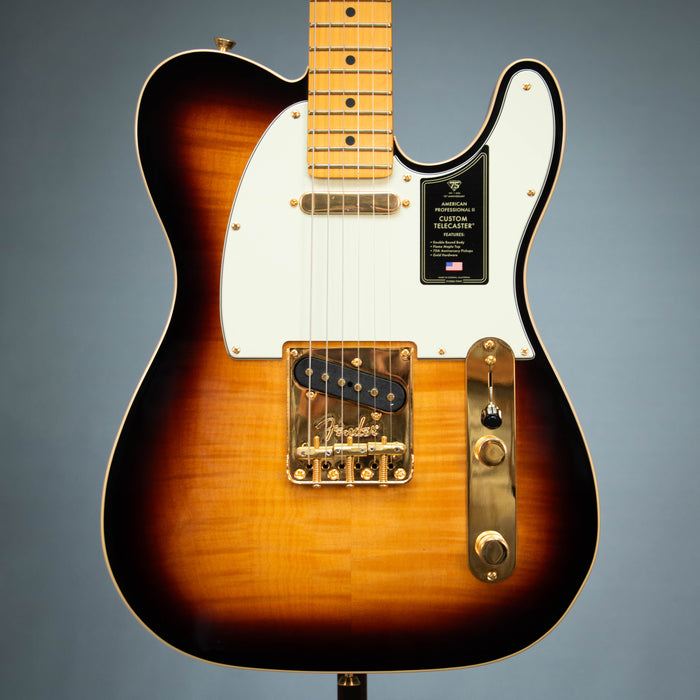 Fender 75th Anniversary American Professional Custom Telecaster Maple Fingerboard - 2-Color Sunburst - US25110646