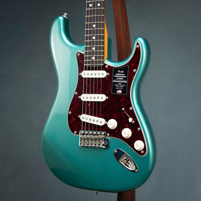 Fender American Professional Classic Stratocaster Rosewood Fingerboard - Faded Sherwood Green Metallic - B-Stock - US25113334B