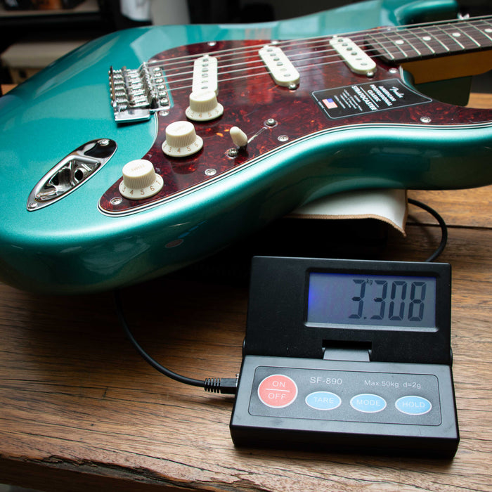 Fender American Professional Classic Stratocaster Rosewood Fingerboard - Faded Sherwood Green Metallic - US25113460