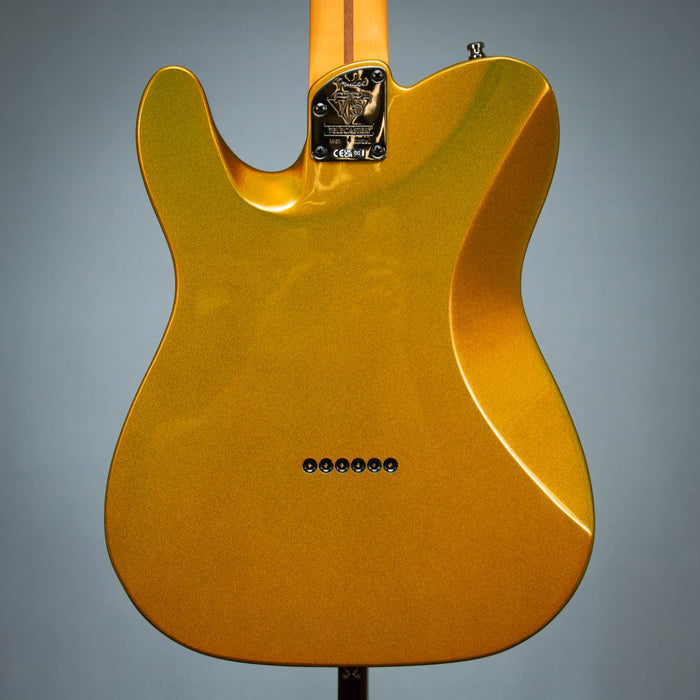 Fender 75th Anniversary American Ultra II Telecaster Ebony Fingerboard - Liquid Gold - US26007211