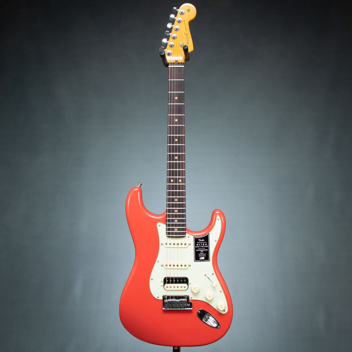 Fender American Ultra Luxe Vintage '60s Stratocaster HSS Electric Guitar - Fiesta Red - B-Stock - US26007366B