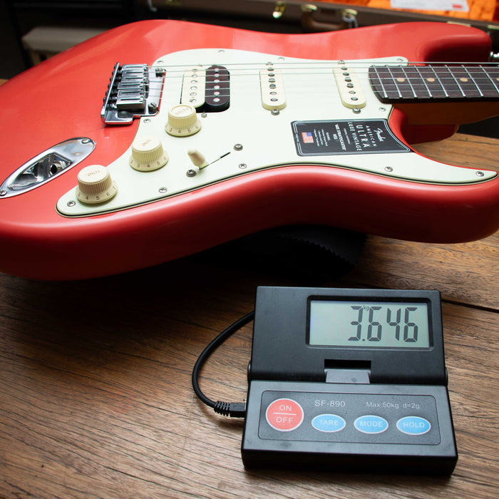 Fender American Ultra Luxe Vintage '60s Stratocaster HSS Electric Guitar - Fiesta Red - B-Stock - US26007366B