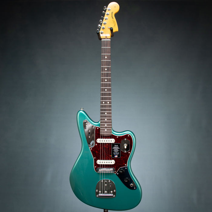 Fender American Professional Classic Jaguar Rosewood Fingerboard - Faded Sherwood Green Metallic - B-Stock - US26029376B