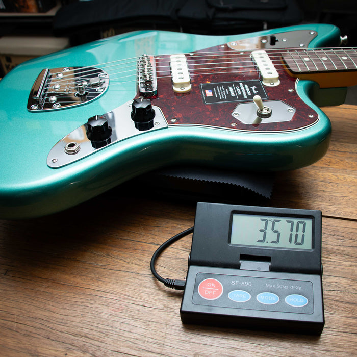 Fender American Professional Classic Jaguar Rosewood Fingerboard - Faded Sherwood Green Metallic - B-Stock - US26029376B