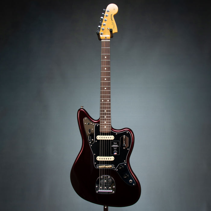 Fender American Professional Jaguar Rosewood Fingerboard Electric Guitar - Oxblood - US26032362
