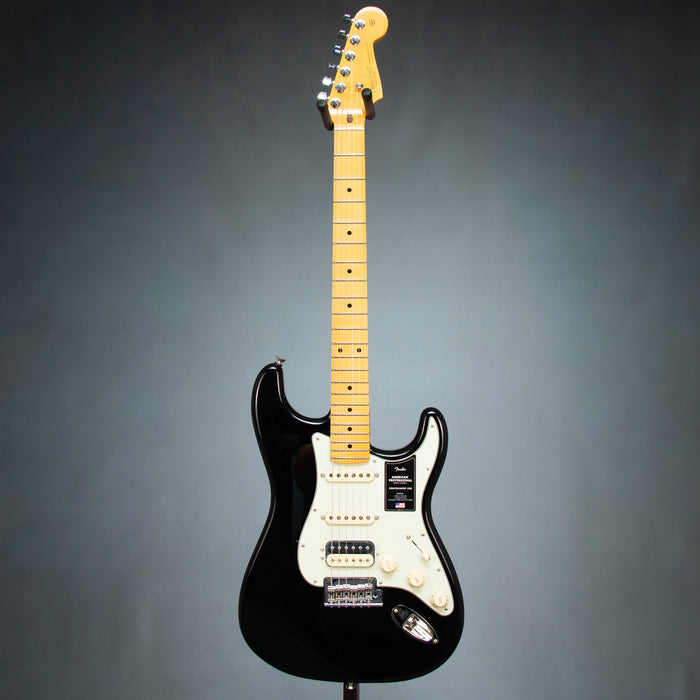 Fender American Professional Stratocaster HSS Maple Fingerboard Electric Guitar - Black - US26040760