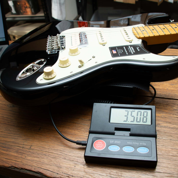 Fender American Professional Stratocaster HSS Maple Fingerboard Electric Guitar - Black - US26040760