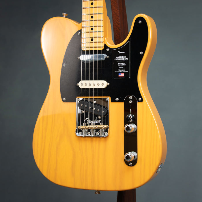 Fender American Professional Hot Shot Telecaster Maple Fingerboard Electric Guitar - Butterscotch Blonde - US26055497