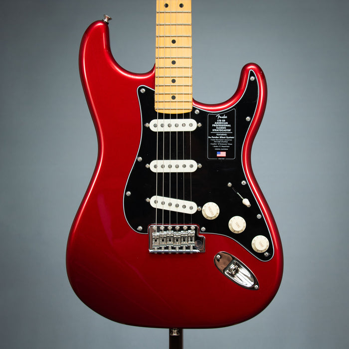 Fender Limited Edition American Professional Classic Stratocaster w/Silent System - Candy Apple Red - US26055755