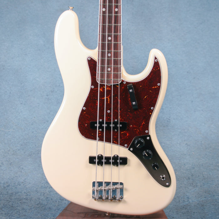 Fender American Vintage II 1966 Jazz Bass Rosewood Fingerboard Electric Bass Guitar - Olympic White - V2324362