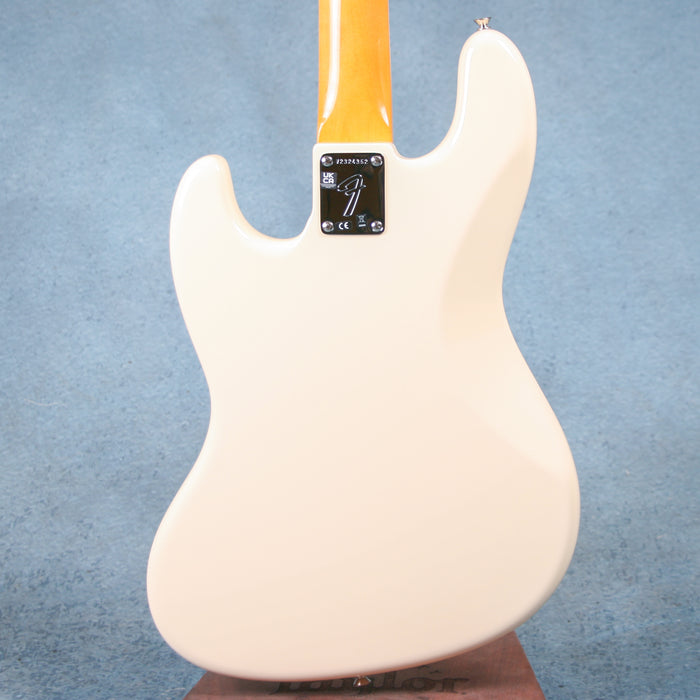 Fender American Vintage II 1966 Jazz Bass Rosewood Fingerboard Electric Bass Guitar - Olympic White - V2324362