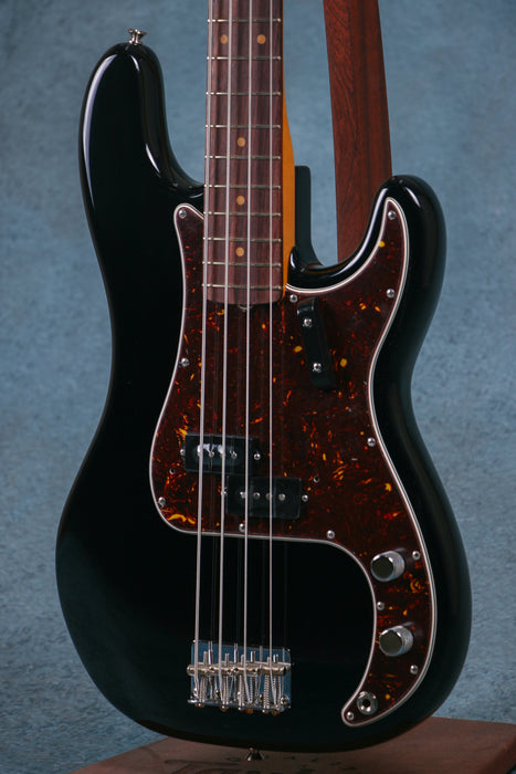 Fender American Vintage II 1960 Precision Bass Rosewood Fingerboard Electric Bass Guitar - Black - V2432180