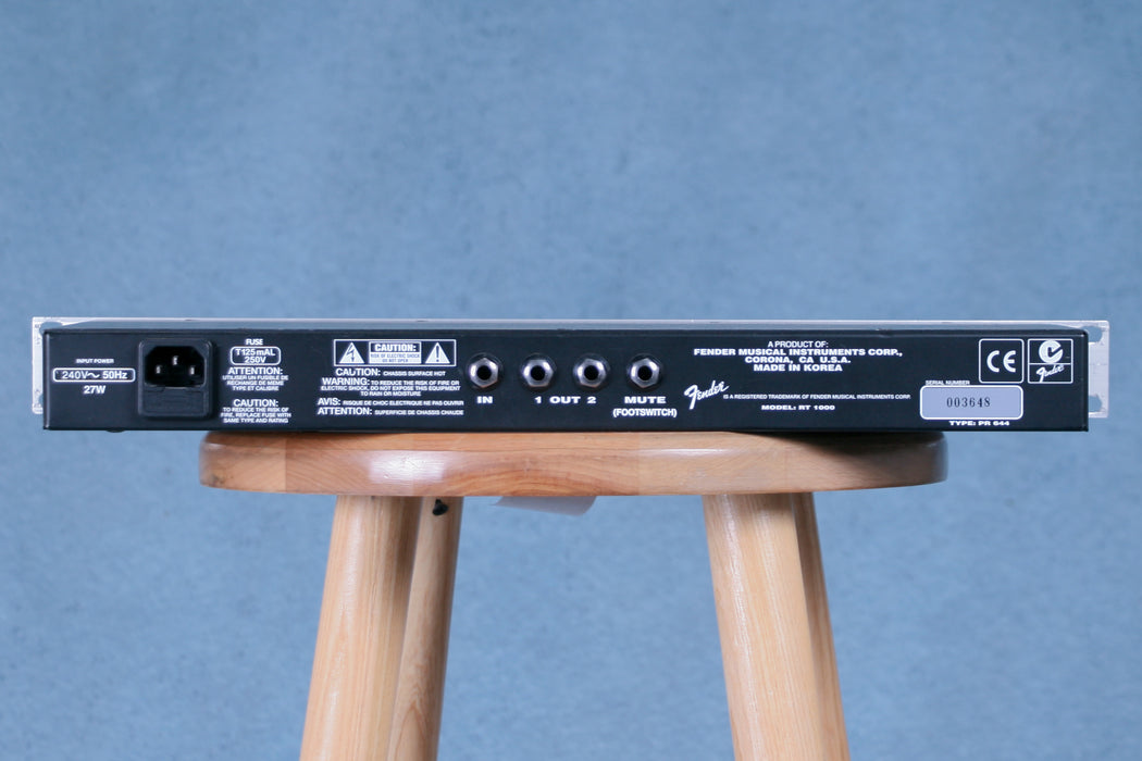 Fender RT1000 Rack Mount Tuner - Preowned