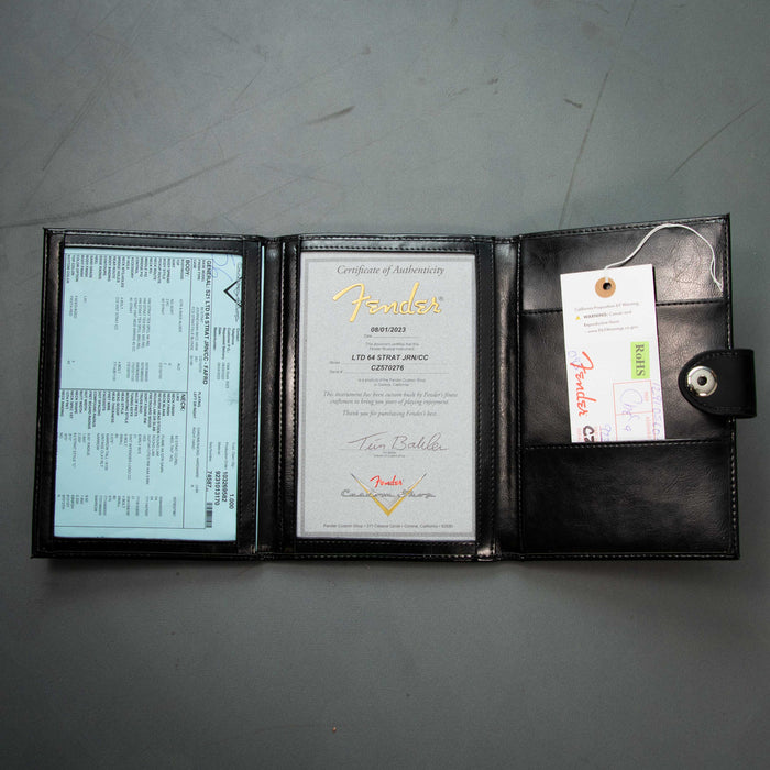 Fender Custom Shop '64 Strat Journeyman w/Case - Faded Aged Fiesta Red - Preowned