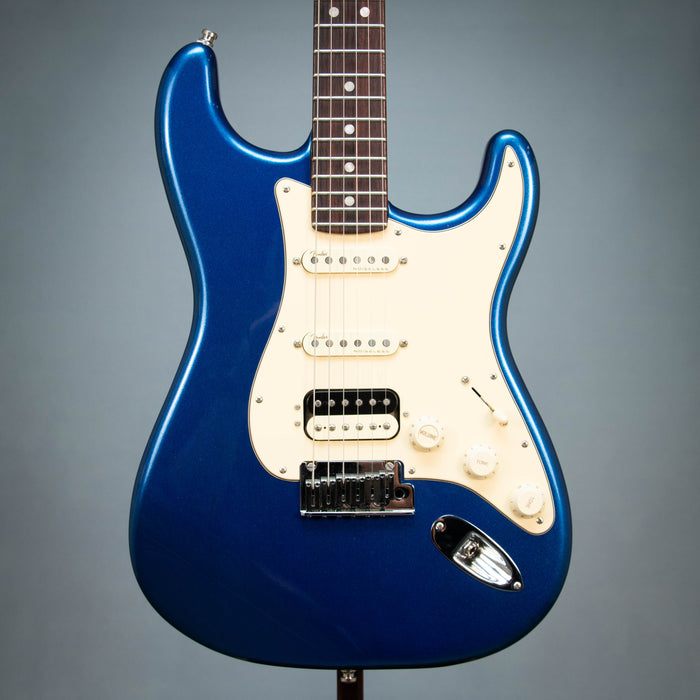 Fender American Ultra Stratocaster HSS Electric Guitar w/Case - Cobra Blue - Preowned