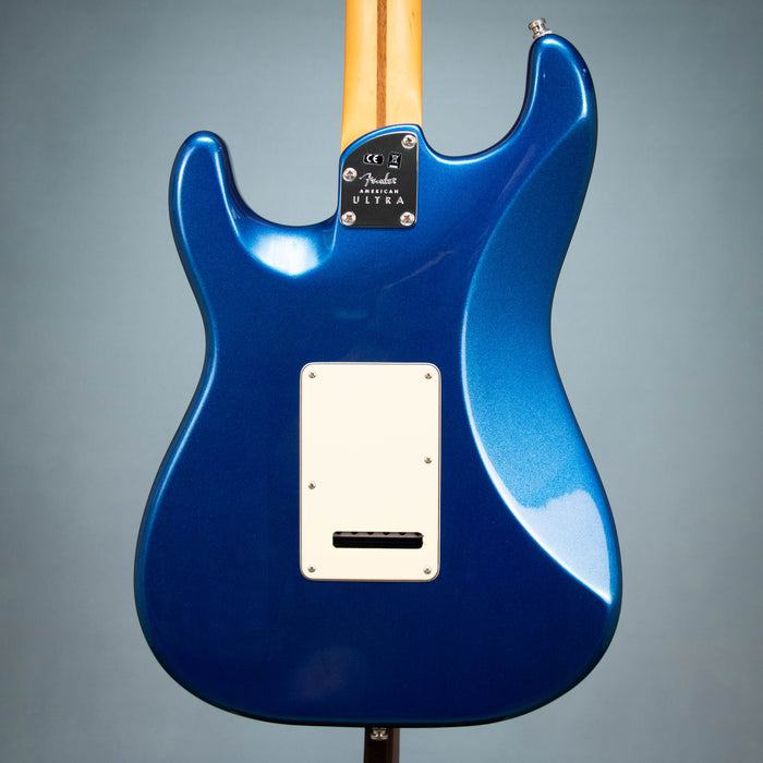 Fender American Ultra Stratocaster HSS Electric Guitar w/Case - Cobra Blue - Preowned