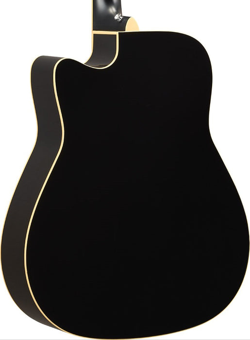 Yamaha FGC-TA Transacoustic Guitar - Black