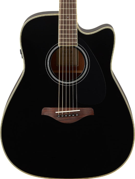 Yamaha FGC-TA Transacoustic Guitar - Black