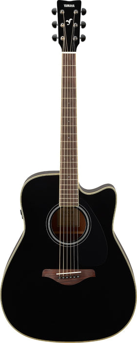 Yamaha FGC-TA Transacoustic Guitar - Black