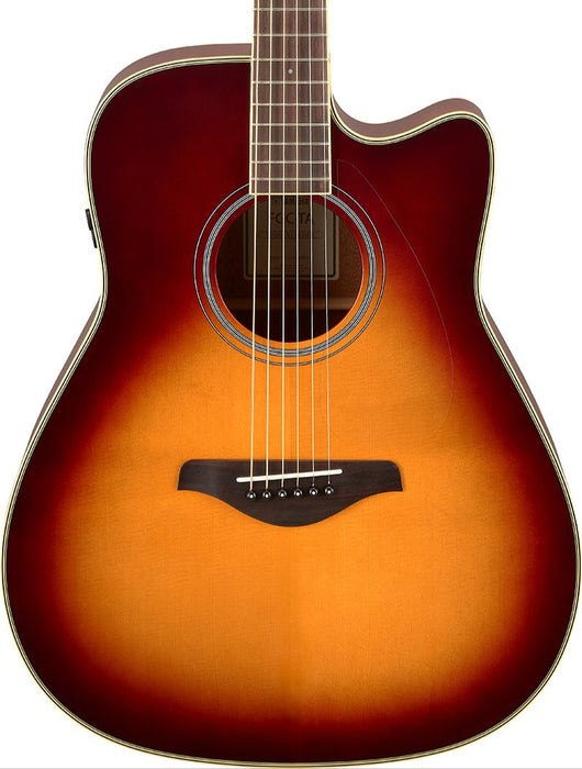 Yamaha FGC-TA Transacoustic Guitar - Brown Sunburst