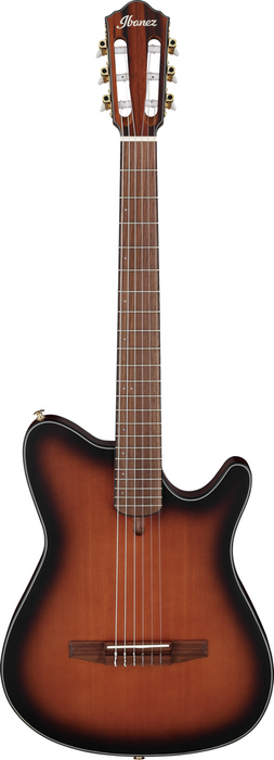 Ibanez FRH10N BSF Nylon String Guitar - Brown Sunburst Flat