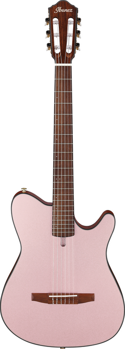 Ibanez FRH10N RGF Nylon String Guitar - Rose Gold Metallic Flat