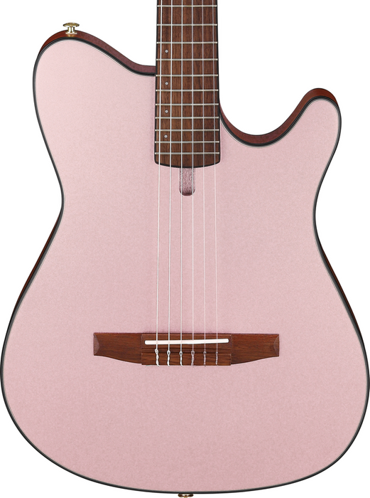 Ibanez FRH10N RGF Nylon String Guitar - Rose Gold Metallic Flat