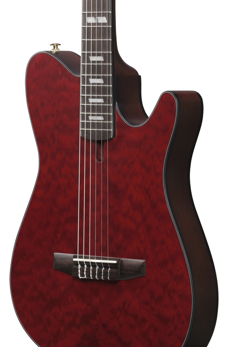 Ibanez FRH20QMN WRL Nylon String Guitar - Wine Red Low Gloss