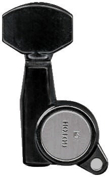 Gotoh G38B Machine Heads 6-In-Line Black