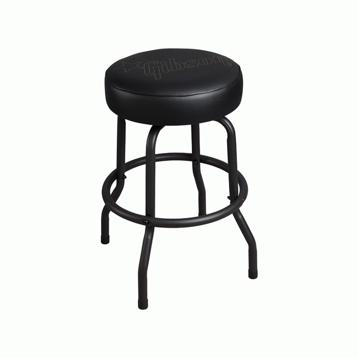 Gibson 24 Inch Swivel Playing Barstool - Star Logo