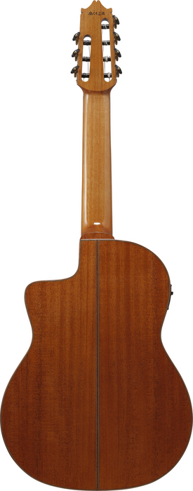 Ibanez GA3007CE 7 String Nylon Guitar - Natural High Gloss