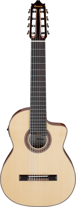 Ibanez GA3008CE 8 String Nylon Guitar - Natural High Gloss