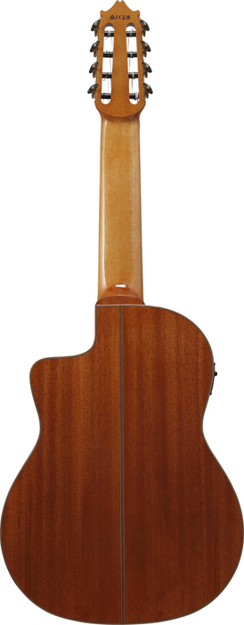 Ibanez GA3008CE 8 String Nylon Guitar - Natural High Gloss