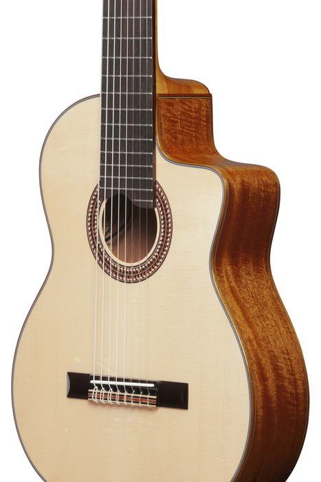 Ibanez GA3008CE 8 String Nylon Guitar - Natural High Gloss