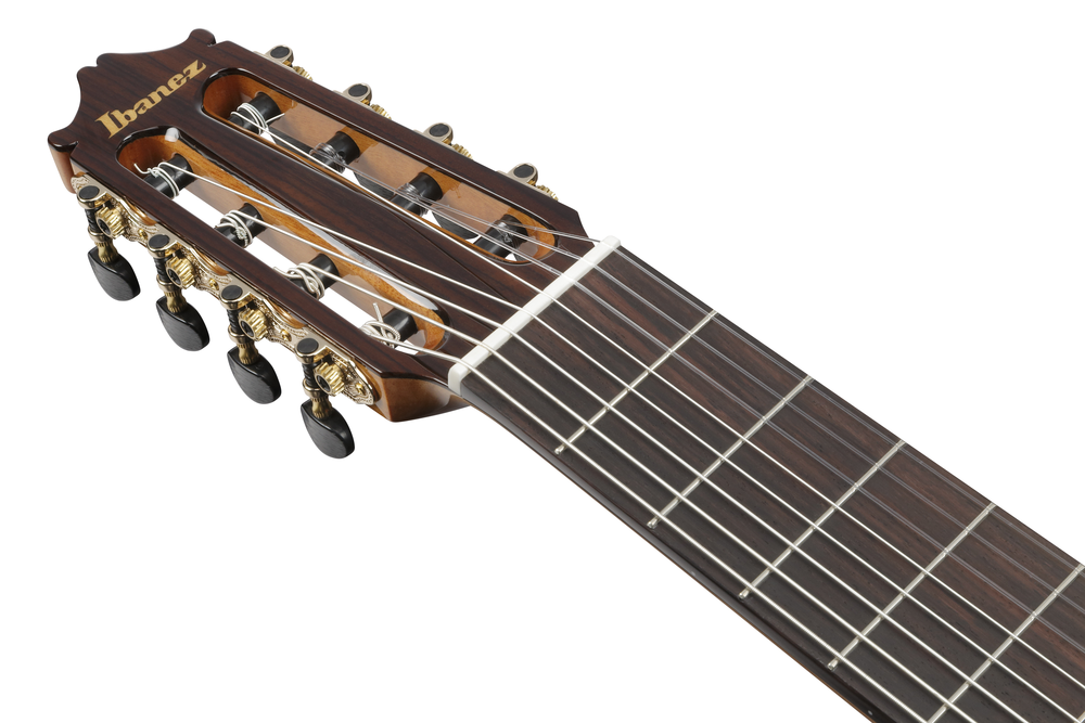 Ibanez GA3008CE 8 String Nylon Guitar - Natural High Gloss