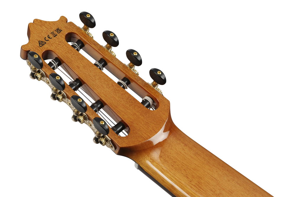 Ibanez GA3008CE 8 String Nylon Guitar - Natural High Gloss