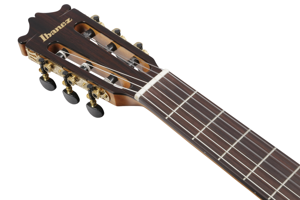Ibanez GA360TCE Nylon Guitar - Transparent Black High Gloss