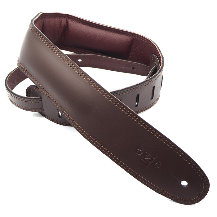 DSL 2.5 Inch Padded Garment Strap Saddle Brown/Brown