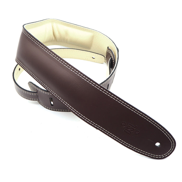 DSL 2.5 Inch Padded Garment Strap Saddle Brown/Beige