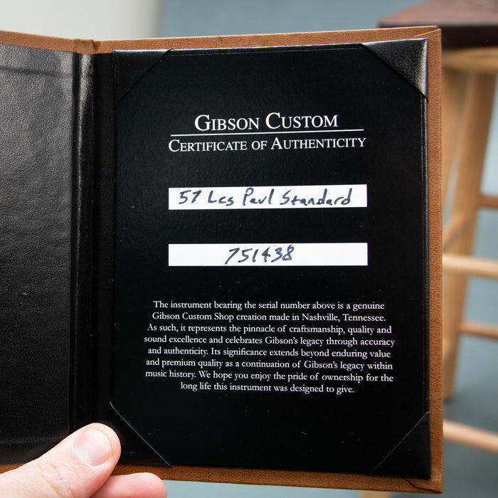 Gibson Custom 1957 Les Paul Goldtop Reissue VOS Electric Guitar - Double Gold Dark Back - 751438