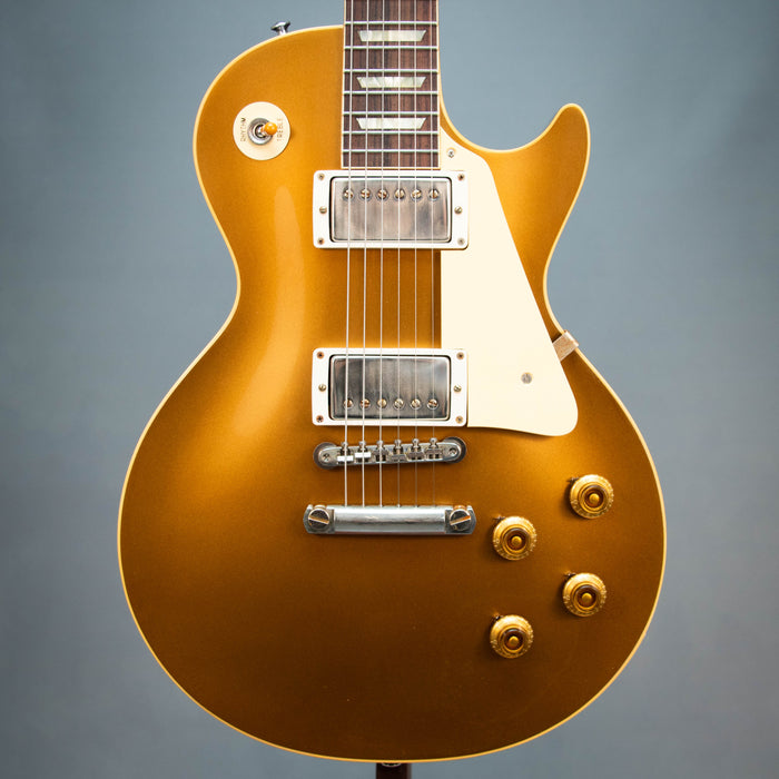 Gibson Custom 1957 Les Paul Goldtop Reissue VOS Electric Guitar - Double Gold Dark Back - 751438