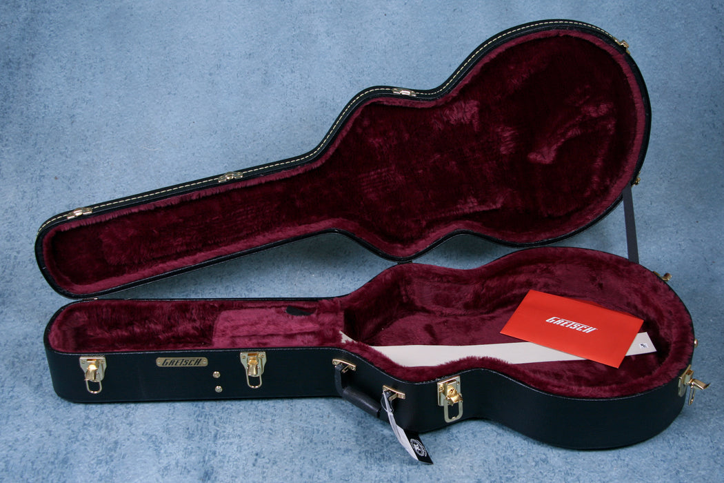 Gretsch G6118T Players Edition Anniversary Hollow Body w/String-Thru Bigsby Electric Guitar - Two-Tone Copper Metallic/Sahara Metallic - JT22114081