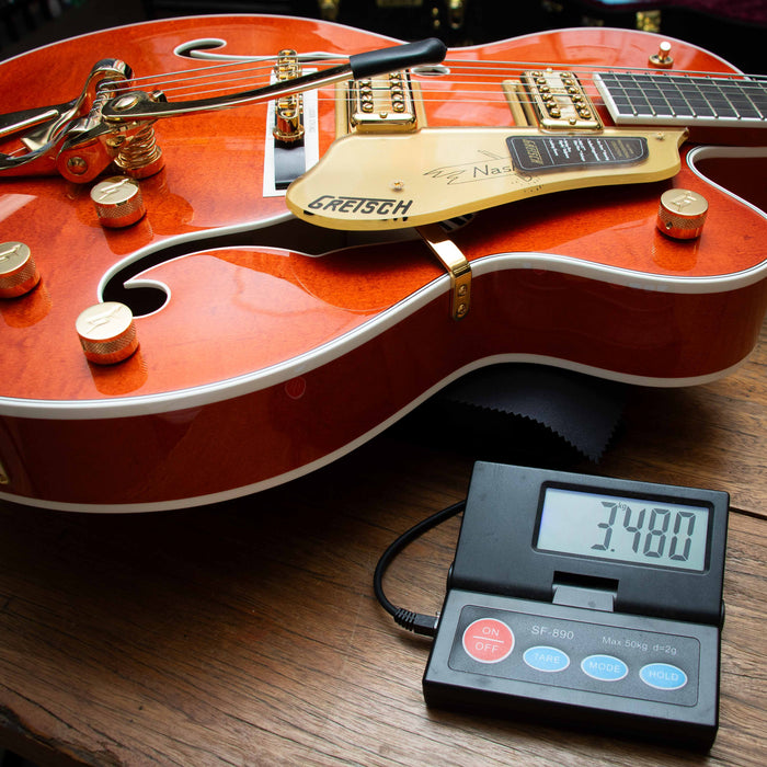 Gretsch Nashville Hollow Body with String-Thru Bigsby and Gold Hardware Ebony Fingerboard - Orange Stain - JT25061991